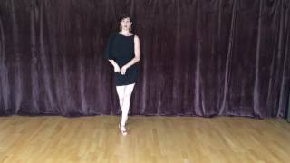 HIP AND LEG ACTION IN SALSA DANCING- ONTO STRAIGHT LEG OPTION