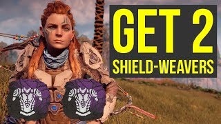 Horizon Zero Dawn - HOW TO GET 2 SHIELD-WEAVERS ALTHOUGH ITS USELESS (Horizon Zero Dawn Best Armor)