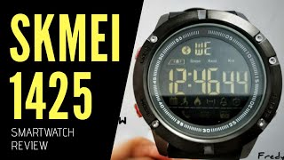 NEW SKMEI 1425 SMARTWATCH Rp 190K - UNBOXING, REVIEW Jam tangan Homage