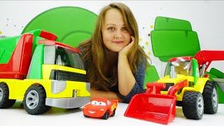 Развивающее видео про машинки: больше-меньше