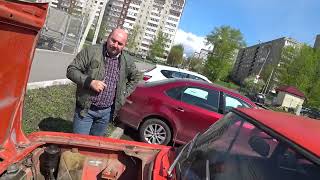 Как снять нижний патрубок систему охлаждения печки  Москвича 426,двигатель 408.