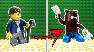 MEU AMIGO SE TRANSFORMOU EM LOBISOMEM NO LEGO (Lego Werewolf Transformation)
