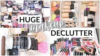 HUGE Makeup Declutter & Organization! Declutter With Me