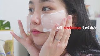 ?여름 홍조 가득한 날 온도 내리기 ? / 수분 에센스 활용법 (ft.힐링) How to Get rid of REDNESS | JIANSSI