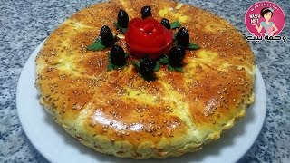 خبزة سهلة التحضير بحشوة لذيذة ( خبز محشي )