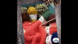 Обзор пряжи Nako Paris . Вязание .Вязание спицами.Рынашко