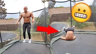 TEACHING FOUSEYTUBE HOW TO FRONTFLIP!