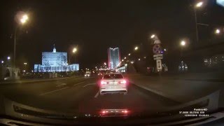 Ambarella A7 GPS - PanteraHD - Пример Ночь + Детект Мобильной Камеры с радаром