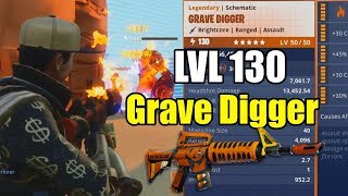 Getting the Grave Digger Level 130 And Giveaway to Everyone! Fortnite Save the world STW PVE
