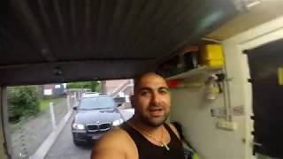 BMW X5 e70 H8 LED 40W Angel Eyes installation / Установка ангельских глазок