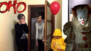 ПРАНК "ОНО" ЖУТКИЙ ВОЗДУШНЫЙ ШАР над МЛАДШИМИ БРАТЬЯМИ / RAU TV