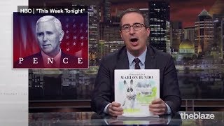 John Oliver trolls Mike Pence with a Gay Bunny Book