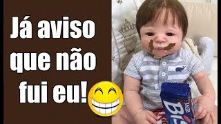MEU BEBÊ REBORN DUDU APRONTOU OUTRA VEZ??? ??