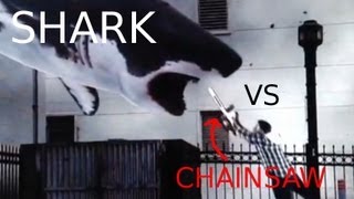 Shark vs Chainsaw | Sharknado Epic Chainsaw Scene