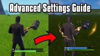 Advanced Settings Guide For PC & Console - Fortnite Battle Royale (Season 9)
