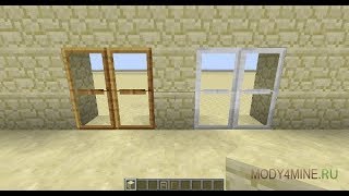 Стеклянная Дверь с датчиком движения В MCPE