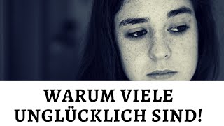Wir sind unglücklich, weil wir uns vergleichen und das Glück im Außen suchen.