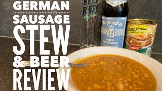 Erasco Linsen Eintopf Mit Würstchen With Bayreuther Hefe Weissbier Review