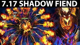 AWESOME SHADOW FIEND PATCH 7.17 DOTA 2 NEW META GAMEPLAY #131