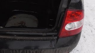 Вода в багажнике Приоры