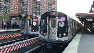 BMT Jamaica Line | R42,R143,R160,R179 (J)(M)(Z) AM Rush Hour Action at Lorimer Street