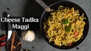 Street Style Cheese Tadka Maggi Recipe | How to make Quick & Easy Street Style Maggi