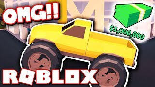 BUYING THE NEW ONE MILLION DOLLAR MONSTER TRUCK!! *UPDATE!* (Roblox Jailbreak)