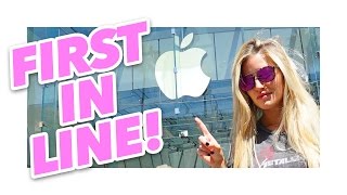First in line for iPhone 7 at the Apple Store! | iJustine