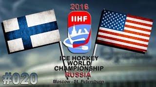 EISHOCKEY WM 2016 #020 - Finnland - USA ★ Let's Play IIHF 2016