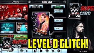 WWE Supercard Season 3 Glitch! (WWE Supercard S3 Level 0 Glitch/Bug)