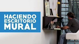 ¿Cómo hacer un escritorio mural para espacios pequeños?