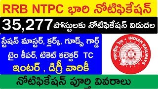 RRB NTPC Official Notification 2019 | NTPC Notification 2019 Detailed Video | Student Badi.