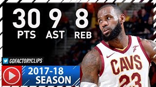 LeBron James Full Highlights vs Bucks (2017.11.07) - 30 Pts, 9 Ast, 8 Reb