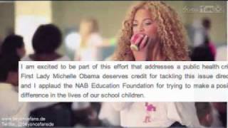 Beyonce teams with Michelle Obama to fight Childhood Obesity