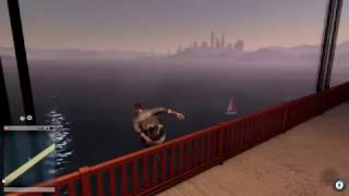 WATCHDOGS 2 JUMPING OFF GOLDEN GATE BRIDGE & SURVIVING!!