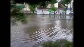 Майкоп после дождя с градом! 23.05.2012г