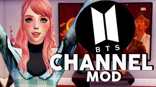CANAL BTS TV PARA LOS SIMS!!?|| BTS Channel MOD || Los Sims 4 MOD REVIEW