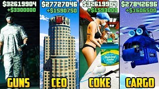 GTA 5 Online - TOP 5 BEST BUSINESSES TO BUY & MAKE MONEY (I/E vs CEO vs MC vs Guns)