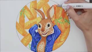 Рисуем кролика Питера.  Peter Rabbit (Рисунок 10)