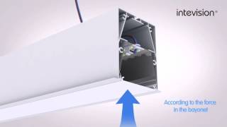 38*70mm indoor LED linear lighting