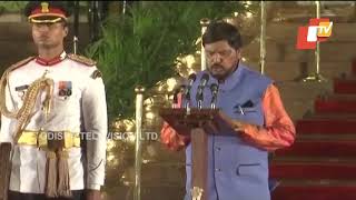 Modi's Swearing-in Ceremony: Ramdas Athawale Oath As MoS