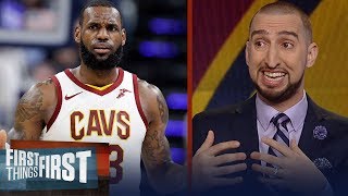 Nick Wright reveals his theory on LeBron's slumping Cavs, Talks trade rumors | FIRST THINGS FIRST