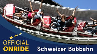 Schweizer Bobbahn, Achterbahn im Europa-Park (Onride / POV)