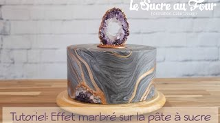 Tutoriel: Effet marbré sur la pâte à sucre