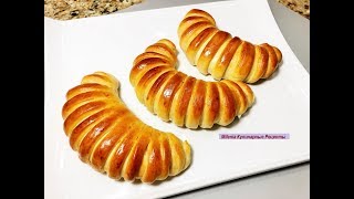Сдобные БУЛОЧКИ РОГАЛИКИ , Нежнее Нежного,  как пушок! Домашняя Выпечка.
