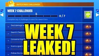 FORTNITE SEASON 5 WEEK 7 CHALLENGES LEAKED! WEEK 7 ALL CHALLENGES EASY GUIDE WEEK 7 CHALLENGES!