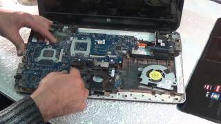 Разборка и чистка ноутбука HP Pavilion m6