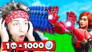 ДАРЮ ПОДПИСЧИКАМ В БАКСЫ И ПОДАРКИ В ФОРТНАЙТ! 1000 В-БАКСОВ ЗА КАЖДЫЙ КИЛЛ В FORTNITE