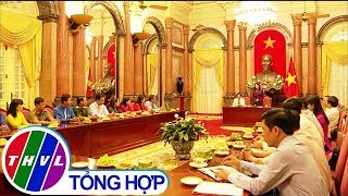 THVL |Phó Chủ tịch nước tiếp và làm việc với đoàn báo công dâng Bác tỉnh Vĩnh Long
