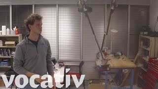 Tarzan Robot Swings Over Crops